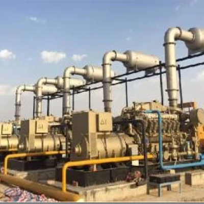 الهند 5 × 1000kW مولدات الغاز الطبيعي و 4 مجموعات من مجموعات الضواغط التي يقودها مهندس الغاز