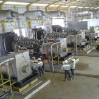 إندونيسيا 10 × 1.5MW مولدات الديزل